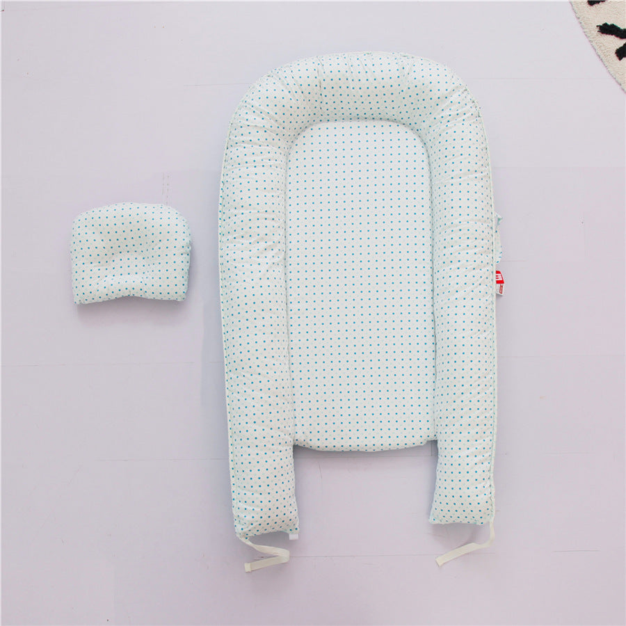 Bionic Baby Nest with Pillow – Portable Newborn Crib Bed