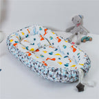 Foldable Baby Travel Crib with Pillow – Removable & Washable