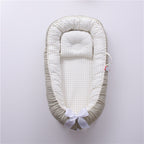 Bionic Baby Nest with Pillow – Portable Newborn Crib Bed