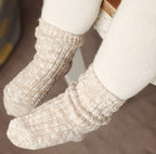 Brand New Kids Socks Solid Candy Color Cotton Baby Anti Slip Warm Soft Socks For Boy Girl Toddle