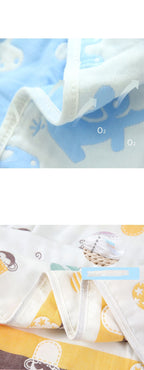 4-Piece Cotton Baby Swaddle & Receiving Blanket Set – Newborn Bed Sheets
