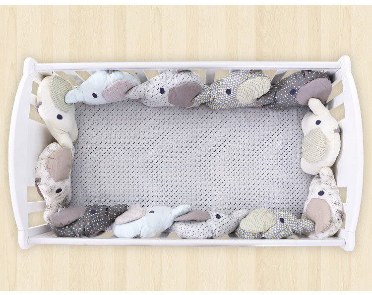 Baby Crib Bumper Set – Soft Cotton Protection for Cots & Beds