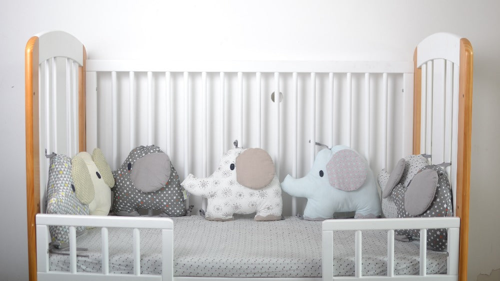 Baby Crib Bumper Set – Soft Cotton Protection for Cots & Beds