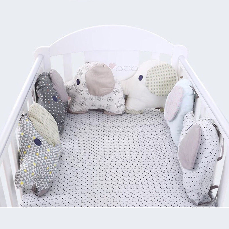 Baby Crib Bumper Set – Soft Cotton Protection for Cots & Beds