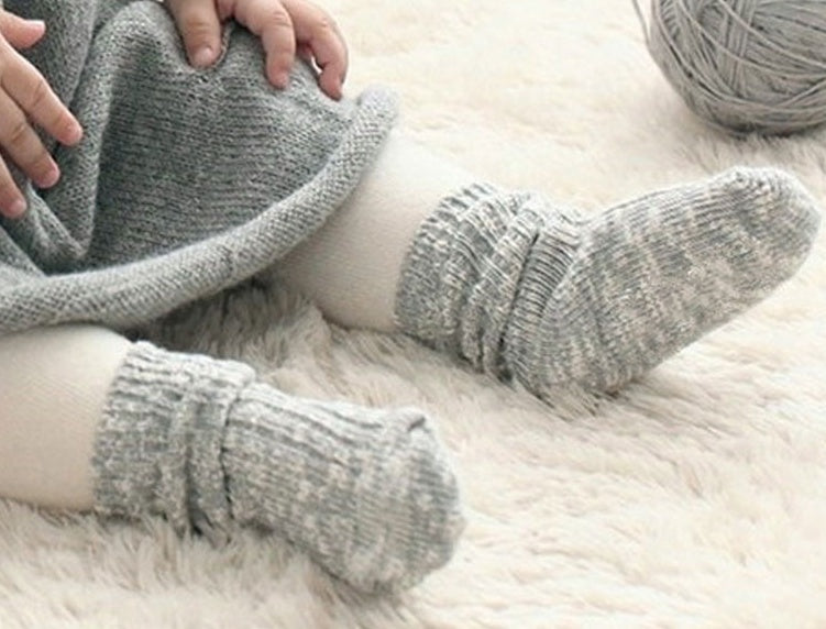 Brand New Kids Socks Solid Candy Color Cotton Baby Anti Slip Warm Soft Socks For Boy Girl Toddle