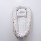 Bionic Baby Nest with Pillow – Portable Newborn Crib Bed