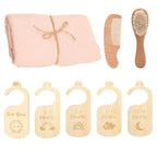 Baby Born Gift Set Wool Brush Baby Skin-friendly Bath Towel Baby One Month Old One Hundred Days Gift Box