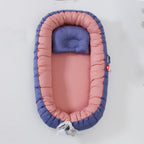 Foldable Baby Travel Crib with Pillow – Removable & Washable