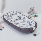 Foldable Baby Travel Crib with Pillow – Removable & Washable