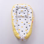 Bionic Baby Nest with Pillow – Portable Newborn Crib Bed