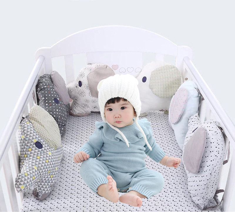 Baby Crib Bumper Set – Soft Cotton Protection for Cots & Beds