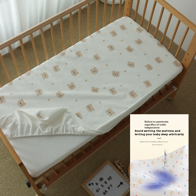 Crib Fitted Sheet Cotton Knitted Newborn