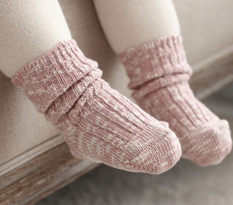 Brand New Kids Socks Solid Candy Color Cotton Baby Anti Slip Warm Soft Socks For Boy Girl Toddle