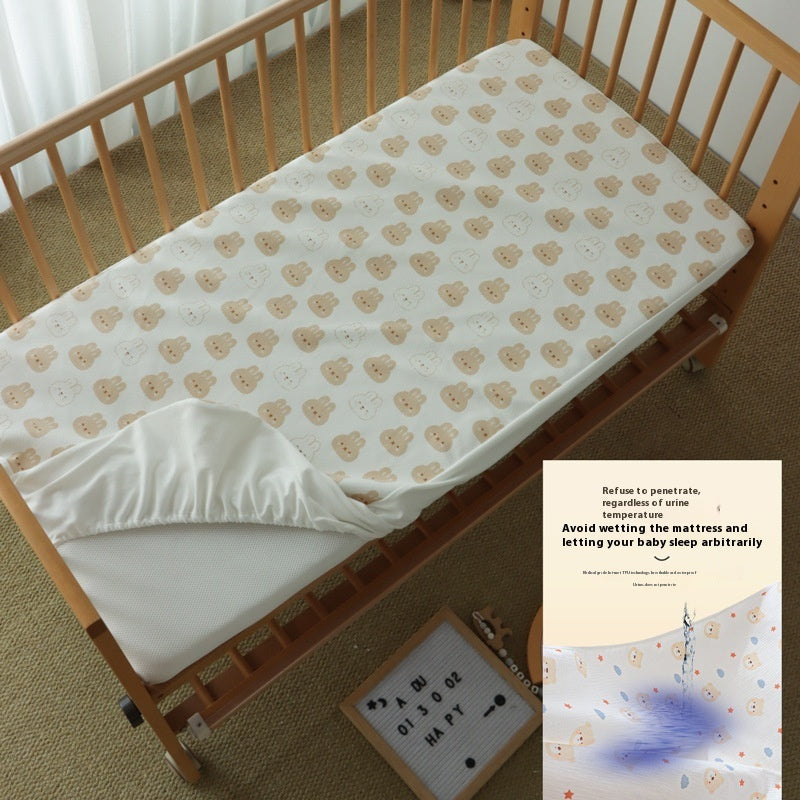 Crib Fitted Sheet Cotton Knitted Newborn