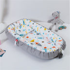 Foldable Baby Travel Crib with Pillow – Removable & Washable