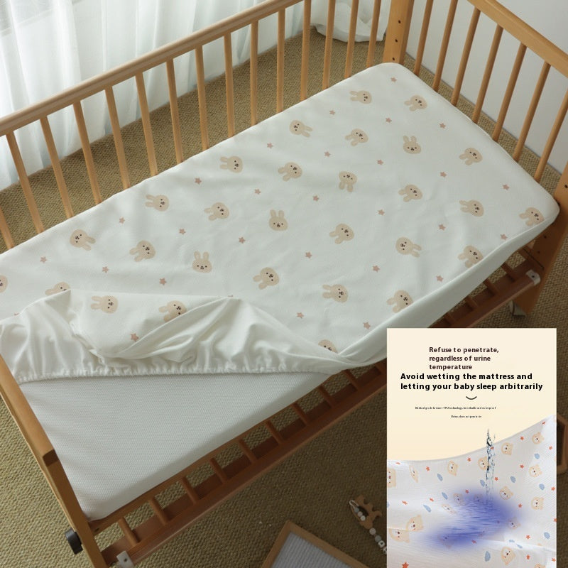 Crib Fitted Sheet Cotton Knitted Newborn