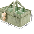 Diaper Caddy Organizer, Storage Basket For Wipes, Portable Storage