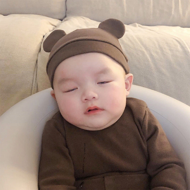 Baby Hat Spring And Autumn Pure Cotton Thin Newborn Tire Cap